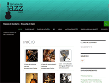 Tablet Screenshot of escueladejazz.com